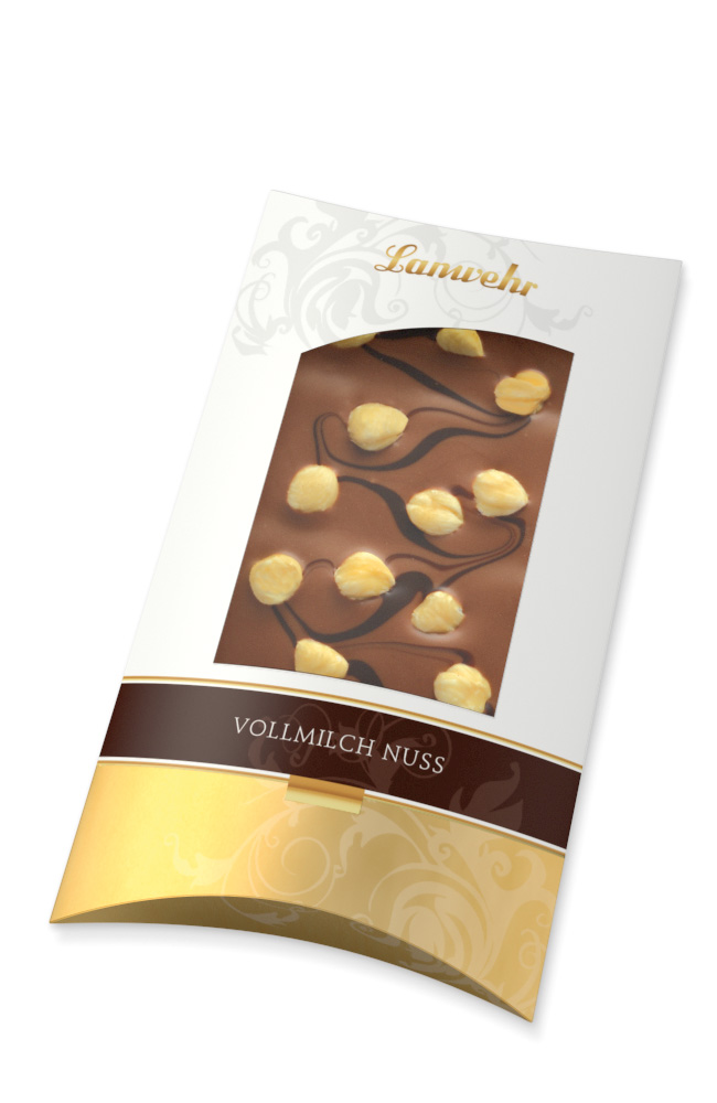 Schokolade Vollmilch-Nuss, 80g | Lanwehr Shop